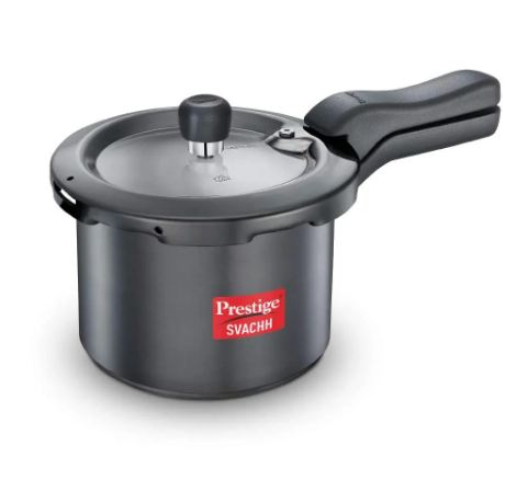  Prestige Svachh Hard Anodised 7.5 L Pressure Cooker, 20277