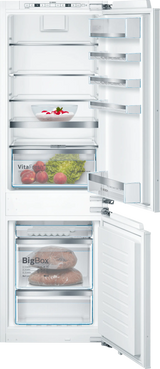 Series 6 KIN86AF31I Built-In Fridge Freezer Bottom Freezer 177.2 x 55.8 cm Flat Hinge