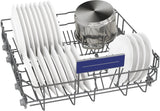 iQ500 Free-Standing Dishwasher 60 cm, Brushed Steel Anti-Fingerprint, 15 Place Settings, Wi-Fi Enabled – SN15HI00MI