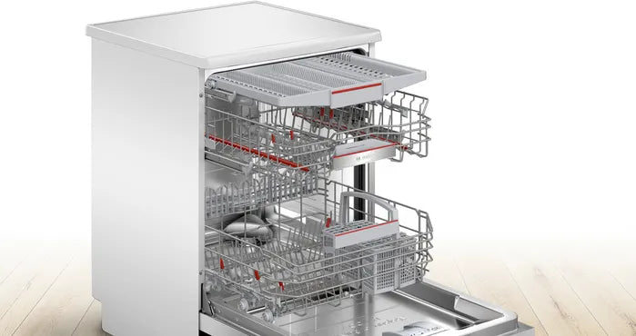 Series 6 Bosch free-standing dishwasher 60 cm White SMS6ZCW37Q