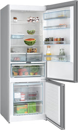 Series 6 559L Free-Standing Fridge-Freezer with Bottom Freezer, Glass Door, Black – KGN56LB42I, Total No Frost, MultiAirflow & SuperCooling
