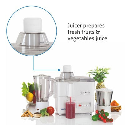 Glen Juicer Mixer Grinder 4010 500 watt motor 2 Jars