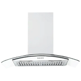 90 Cm Wall Mounted Chimney, GLACE ETB PLUS LTW 903 PB LED