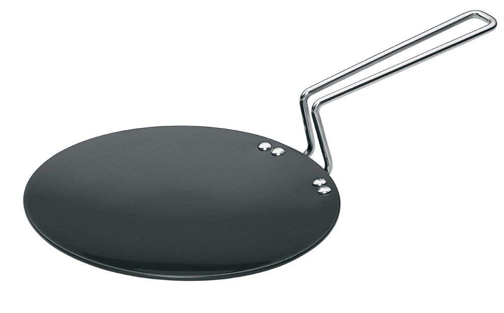 Hawkins Futura Hard Anodised Tawa, 22cm, Black AT22