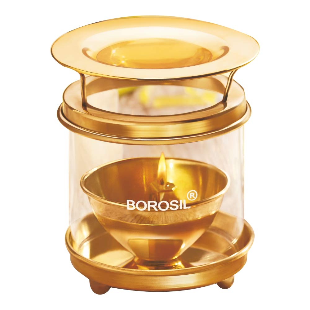 Borosil Medium Brass Diffuser (Multicolour)- HDDBBSP0100