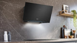 iQ700 90 cm Wall-Mounted Cooker Hood Clear Glass Black LC91KLT65