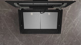 iQ700 90 cm Wall-Mounted Cooker Hood Clear Glass Black LC91KLT65