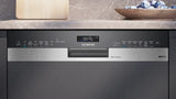 iQ700 semi-integrated dishwasher 60 cm Stainless steel (Home Connect) SN57ZS00VI