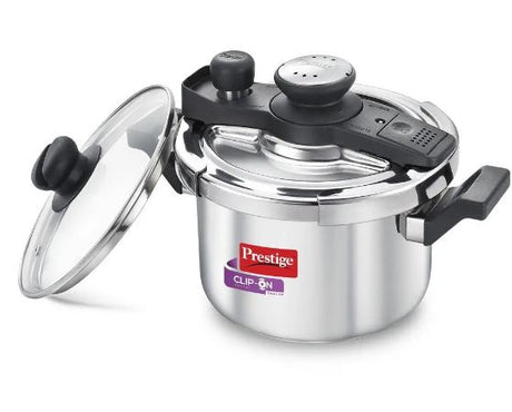 Prestige Clip - on Mini Svachh Stainless Steel 3 Litre Pressure Cooker 20231