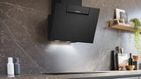 iQ300 Wall-Mounted Cooker Hood 60 cm, Clear Glass Black, iQdrive Motor, Home Connect – LC67KFN60