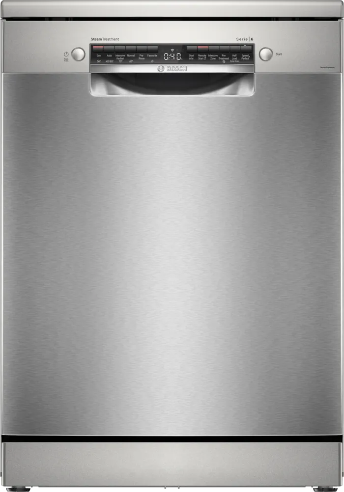 Series 6 Bosch free-standing dishwasher 60 cm Brushed steel anti-fingerprint SMS6HMI00I