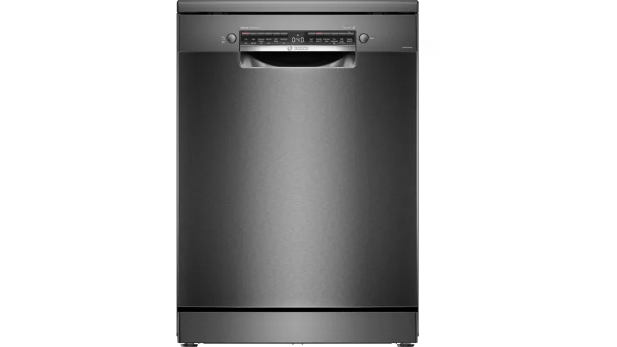 Series 6 Free-Standing Dishwasher 60 cm Brushed black steel anti-fingerprint