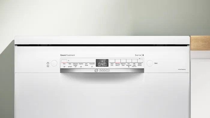 Series 6 free-standing dishwasher 60 cm White SMS6IKW01I