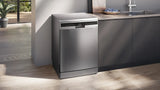 IQ500 14 Place Settings Free-Standing Dishwasher 60 cm Brushed Steel Anti-Fingerprint SN25II00KI (Home Connect)