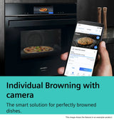 IQ700 Built-In Oven with Steam Function 60 x 60 cm Black HS958GED1B (Home Connect)