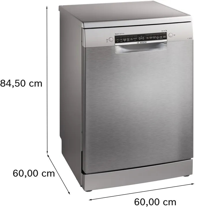 Series 6 Bosch free-standing dishwasher 60 cm Brushed steel anti-fingerprint SMS6HMI01I