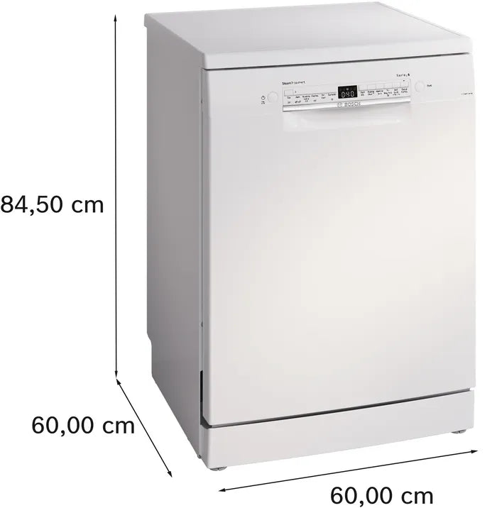 Series 6 free-standing dishwasher 60 cm White SMS6IKW01I