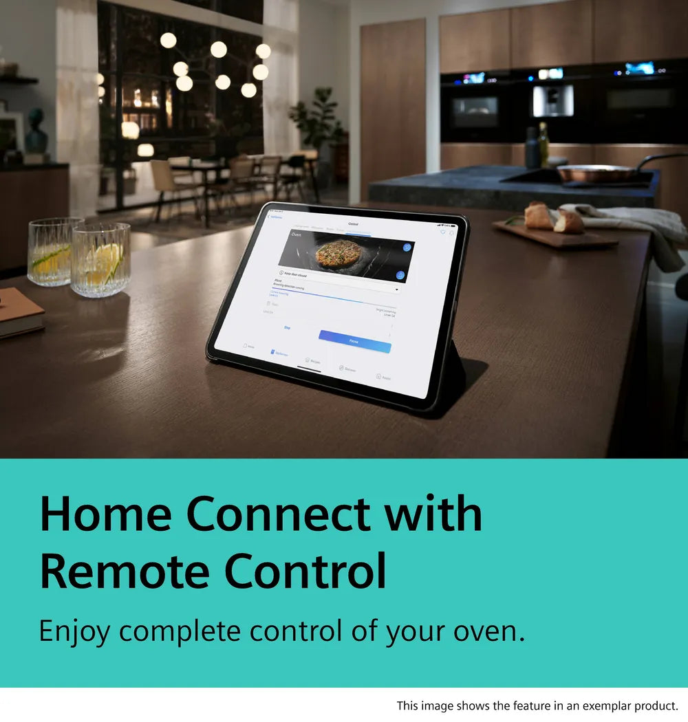 IQ700 Built-In Oven with Steam Function 60 x 60 cm Black HS958GED1B (Home Connect)