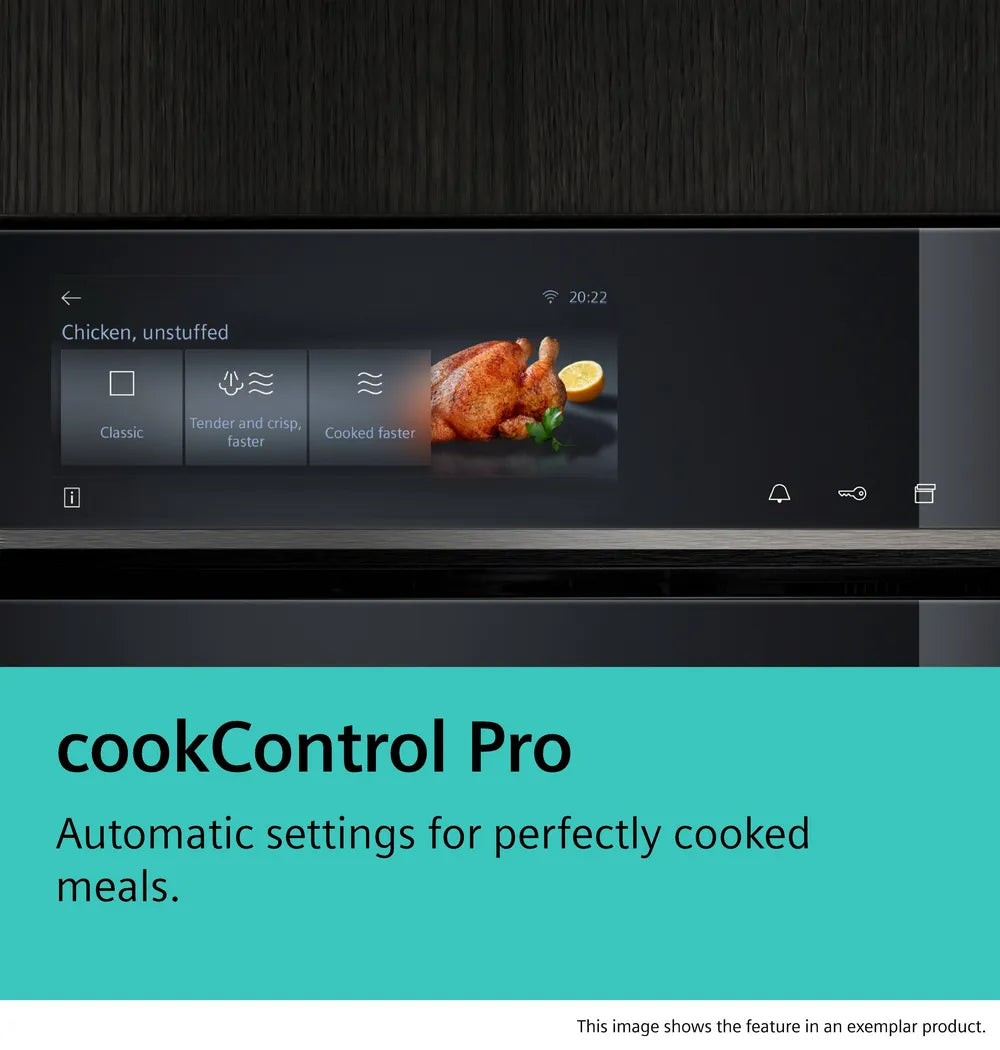 IQ700 Built-In Oven with Steam Function 60 x 60 cm Black HS958GED1B (Home Connect)