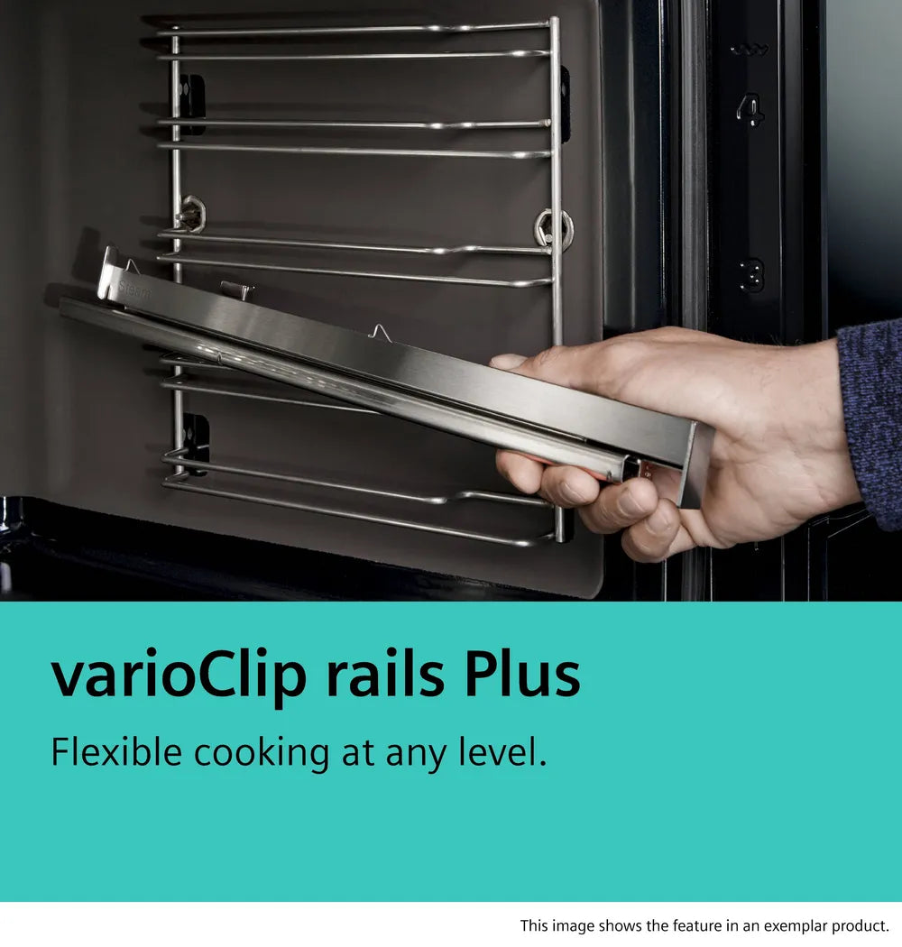 IQ700 Built-In Oven with Steam Function 60 x 60 cm Black HS958GED1B (Home Connect)