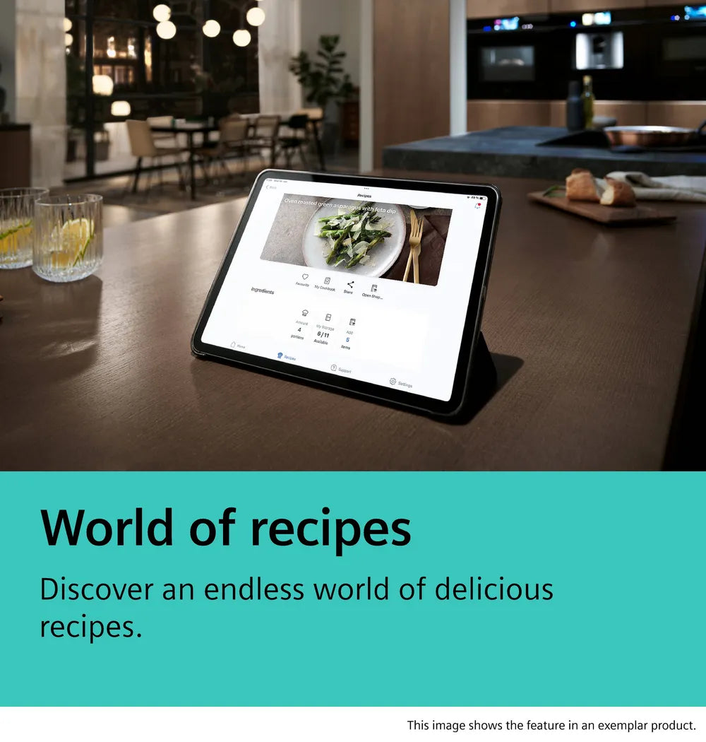 IQ700 Built-In Oven with Steam Function 60 x 60 cm Black HS958GED1B (Home Connect)