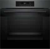 Series 6 Built-In Oven 76L with Air Fry, 3D HotAir & Eco Clean Direct, Black Inox – HJG852YG0I