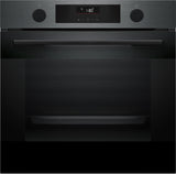 Series 4 Built-In Oven with HotAir Steam & Air Fry 76L, Black Inox – HUA716EG0I