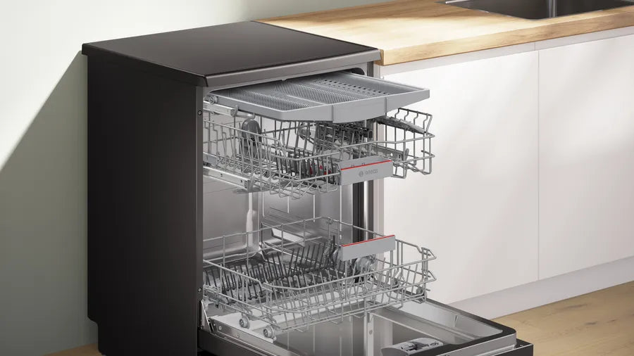 Series 6 Free-Standing Dishwasher 60 cm Brushed black steel anti-fingerprint SMS6HMC00I