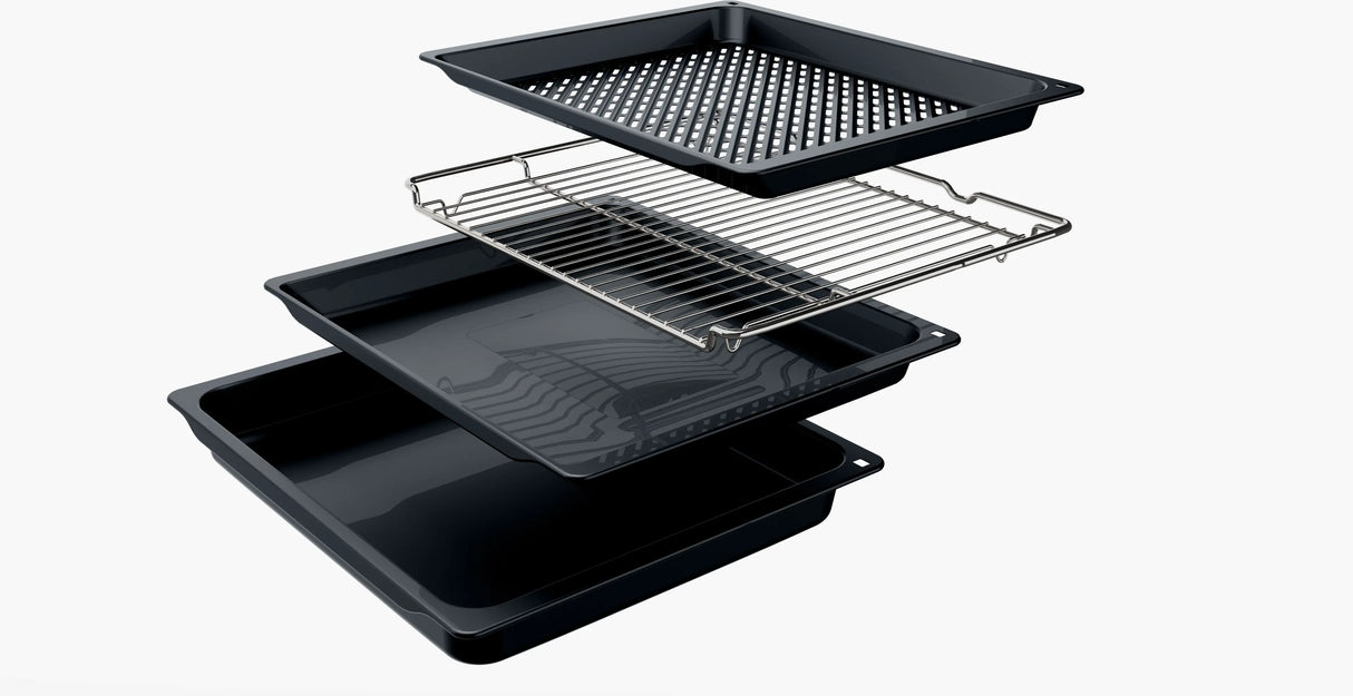 Series 4 Built-in Oven with Steam Function 76L Black HUA716EA0I