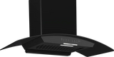 Series 4 wall-mounted cooker hood 90 cm Black DWA98IJ60I