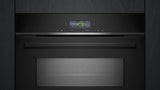 iQ700 Built-in compact oven with microwave function 60 x 45 cm Black CM724G1B1