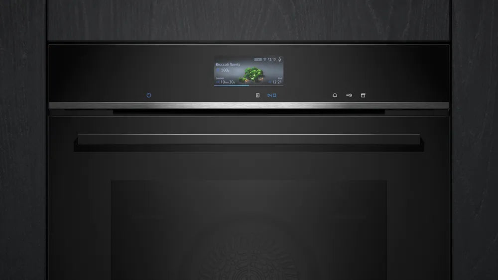 iQ700 Built-In Oven With Steam function 60 x 60 cm Black HS736G3B1I (Home Connect)