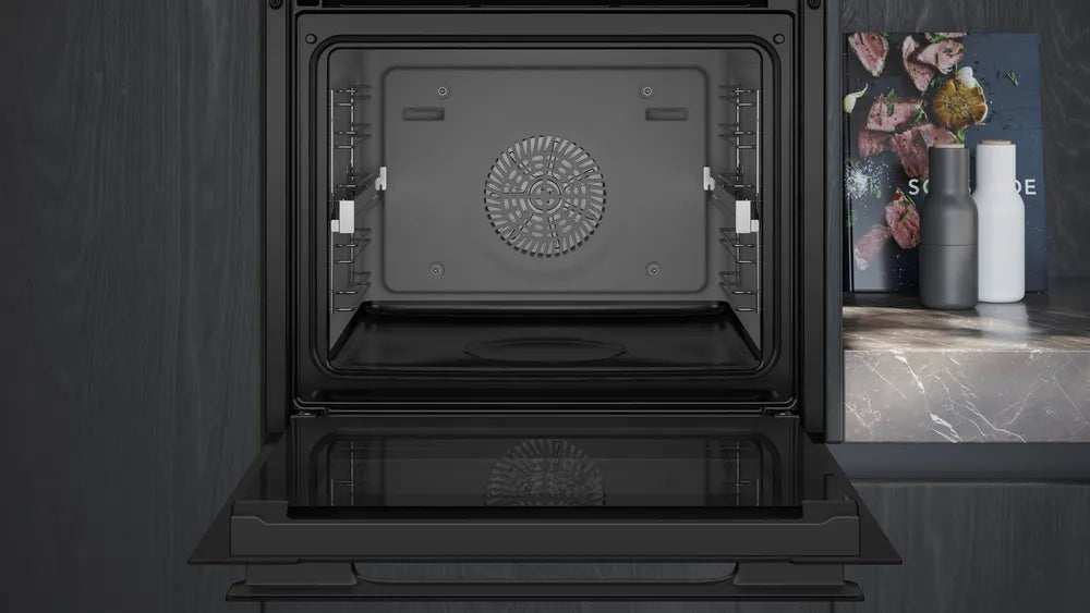 IQ700 Built-in Oven With Steam Function 60 x 60 cm Black HS958GDD1 (Home Connect)