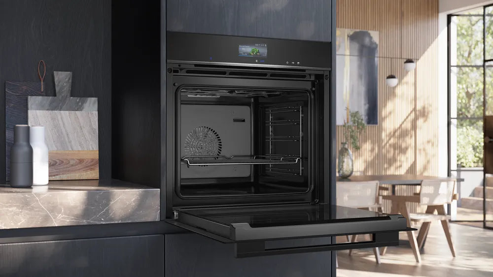 iQ700 Built-In Oven With Steam function 60 x 60 cm Black HS736G3B1I (Home Connect)