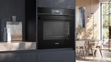 IQ700 Built-In Oven with Steam Function 60 x 60 cm Black HS958GED1B (Home Connect)