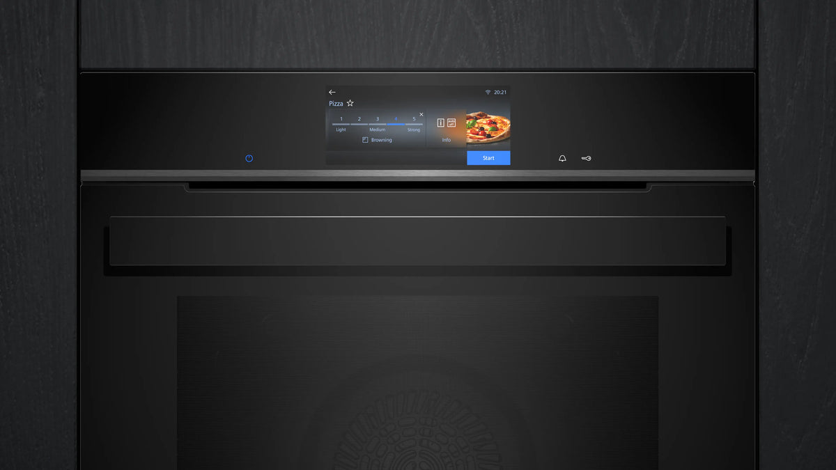 iQ700 Built-in oven with steam function 60 x 60 cm Black