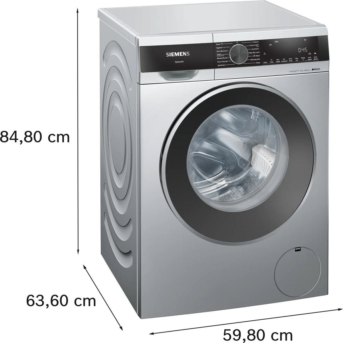 iQ500 washing machine, front loader 10 kg 1400 rpm