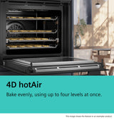 iQ700 Built-in oven with steam function 60 x 60 cm Black