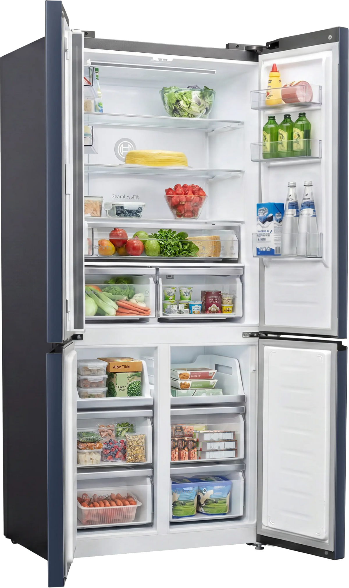 French Door Bottom freezer, multi door 192.5 x 84.2 cm Blue, Total No Frost KCP88E256I