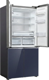 iQ100 503L French Door Bottom Mount Refrigerator with Total No Frost, hyperFresh Flex & Dark Lake Glass Finish – KC88EA256I