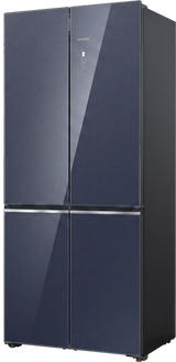iQ100 503L French Door Bottom Mount Refrigerator with Total No Frost, hyperFresh Flex & Dark Lake Glass Finish – KC88EA256I