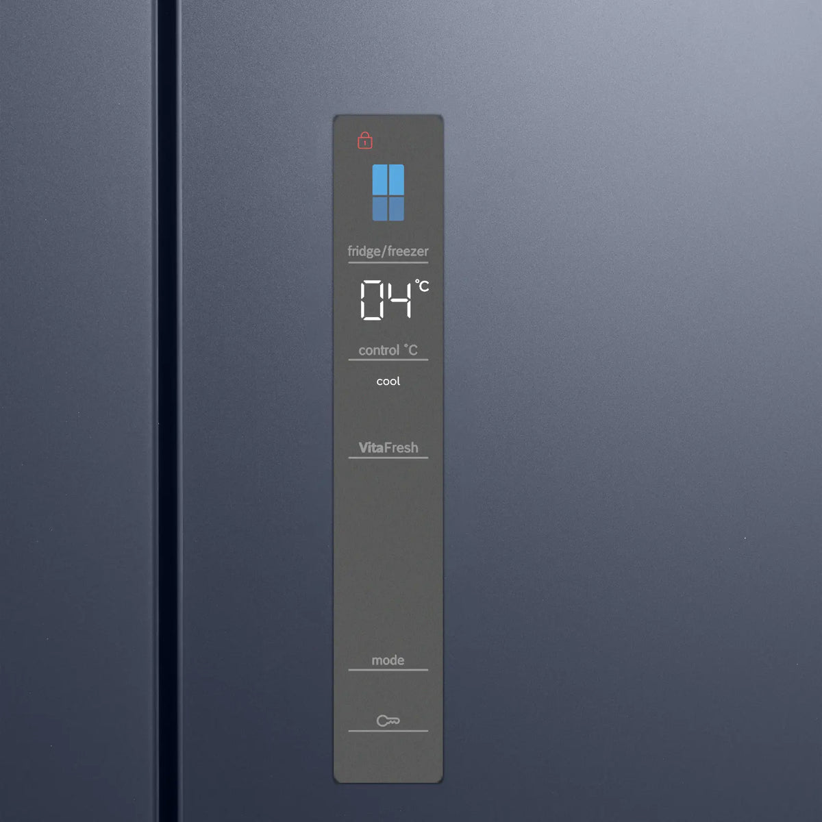 French Door Bottom freezer, multi door 192.5 x 84.2 cm Blue, Total No Frost KCP88E256I