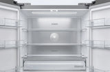 iQ100 503L French Door Bottom Mount Refrigerator with Total No Frost, hyperFresh Flex & Dark Lake Glass Finish – KC88EA256I