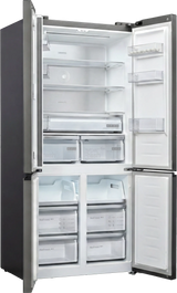 iQ100 503L French Door Bottom Mount Refrigerator with Total No Frost, hyperFresh Flex & Dark Lake Glass Finish – KC88EA256I