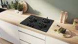 Series 4 Gas hob 70 cm Tempered glass, Black PNC7O6G20I