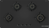 Series 6 Gas hob 90 cm Tempered glass, Black PNH9O6G20I