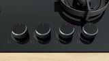 Series 4 Gas hob 70 cm Tempered glass, Black PNH7O6G20I