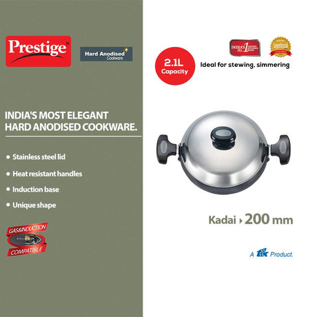 Prestige Kadai With Lid 30603-200mm