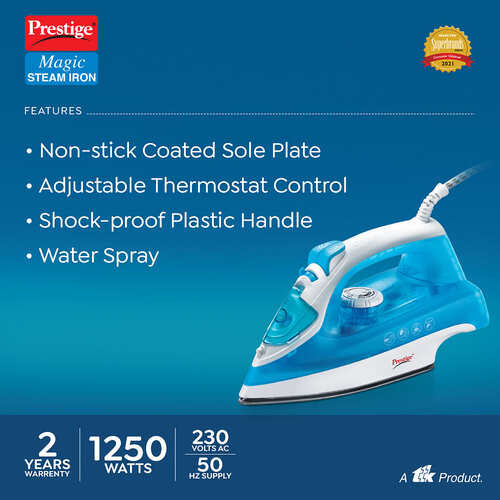 Magic Steam Iron PSI 10 - 1200W