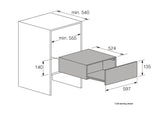 ODW61SS0 Warming Drawer Stainless Steel 533.54.830